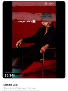 Red Background Attitude Dialogue Capcut Template (2)