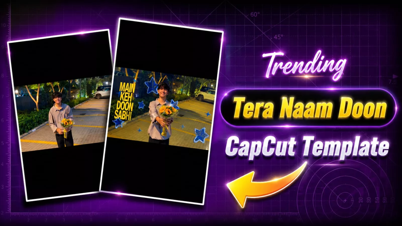 Tera Naam Doon Capcut Template Link