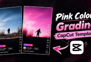 Pink Colorgrading Capcut template