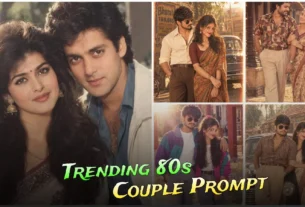 80s Couple Ai Photo Prompts 1980s Ai Photo Editing