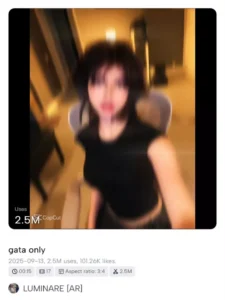 Gata Only Capcut template 2026