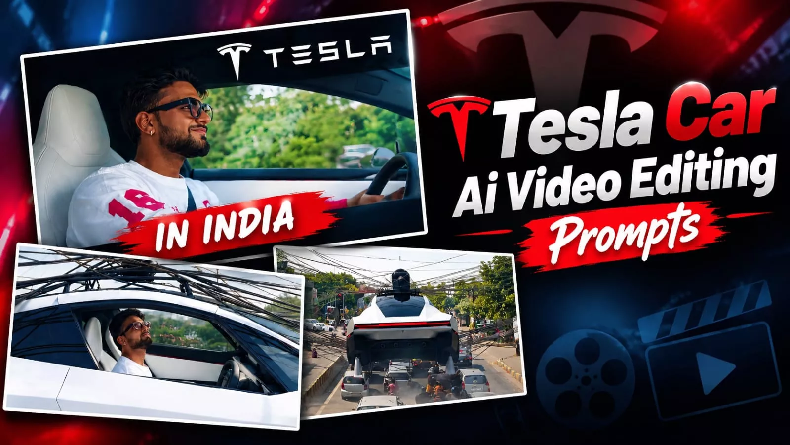 Tesla Car Ai video Editing